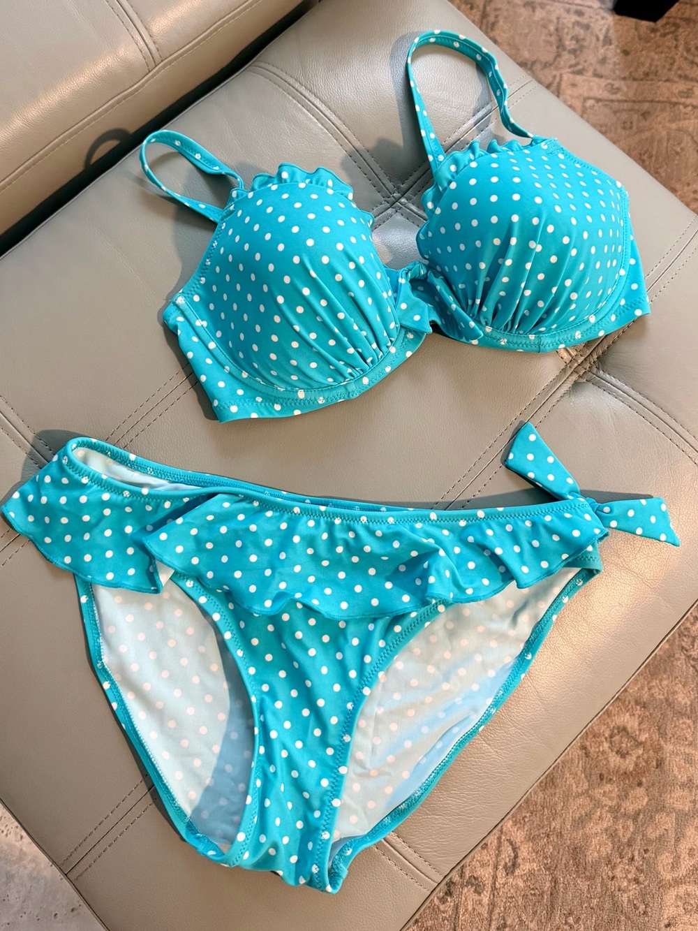 💕Pour Moi Polka Dot Two-Piece Swim Set